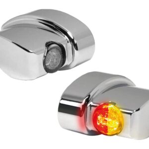 NANO Series Winglets 3in1 LED Turn Signals/Taillight/Brake Light Chrome Smoke LED