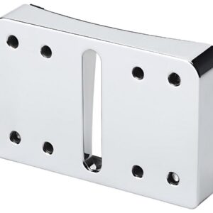 Mid-Mount License Plate Adapter Chrome