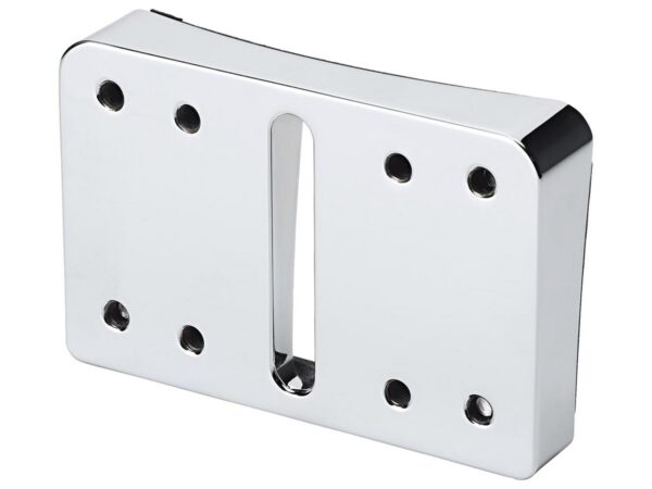 Mid-Mount License Plate Adapter Chrome