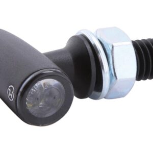 Proton One LED Turn Signal/Position Light LED, Tinted Lens, Black Metal Housing Black Smoke LED