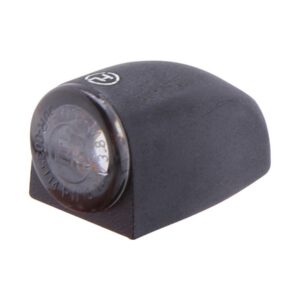 Proton Three LED Turn Signal/Position Light LED, Tinted Lens, Black Metal Housing Black Smoke LED