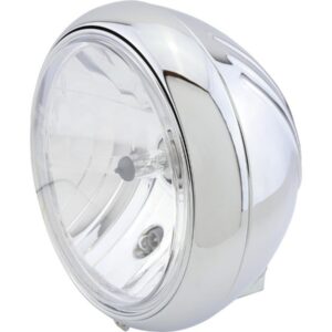 Yuma 1 7" Headlight Chrome H4