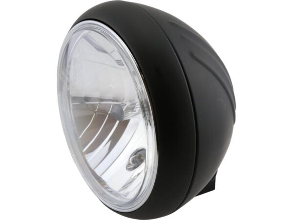 Yuma 1 7" Headlight Matte Black Powder Coated H4