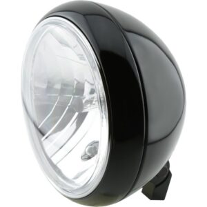 Yuma 2 7" Headlight Black Powder Coated H4