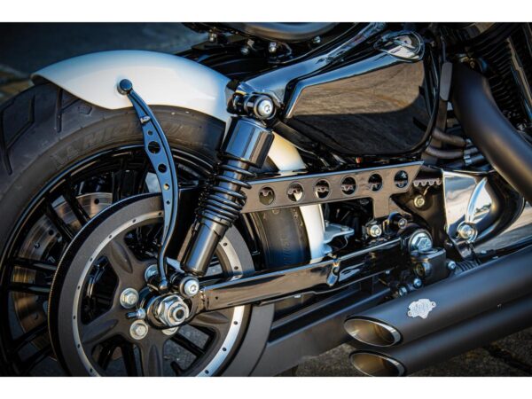 Hole Belt Guard for Sportster Gloss Black Powder Coated — изображение 3