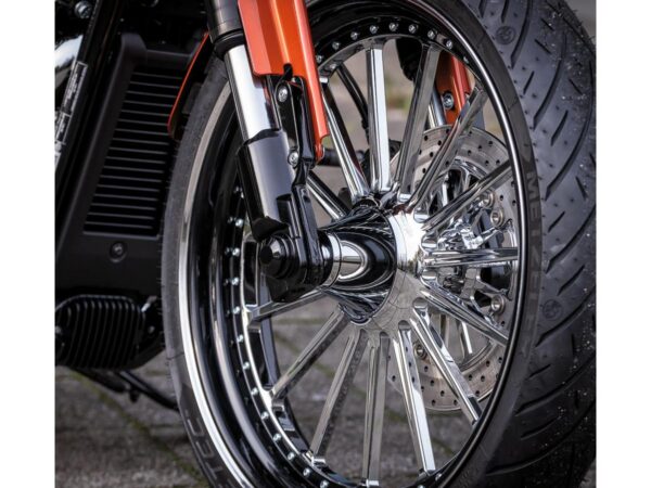 Front Axle Cover Set Black Powder Coated — изображение 2