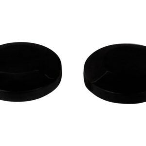 Front Axle Cover Set Black Powder Coated