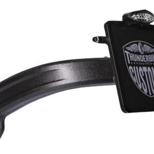 Down and Inside License Plate Bracket for FXDR Flat Black