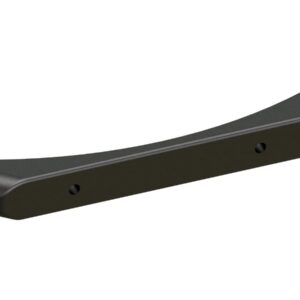 Down and Inside Adapter Bracket for Touring Matte Black Powder Coated
