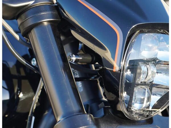Front Turn Signal Bracket for FXDR Black Powder Coated — изображение 2