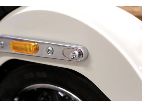 Rear Turn Signal Adapter for Fat Boy and Lowrider For M5 Thread Turn Signals Polished — изображение 2