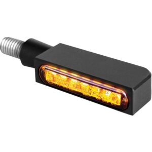 Blokk-Line LED Turn Signals Black Anodized Smoke LED