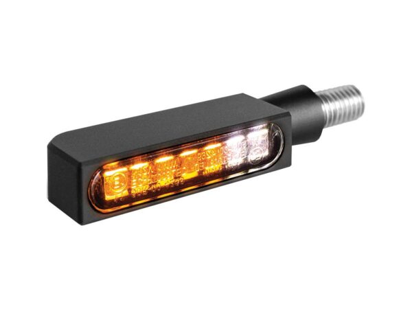 Blokk-Line LED Turn Signal/Position Light Black Anodized Smoke LED