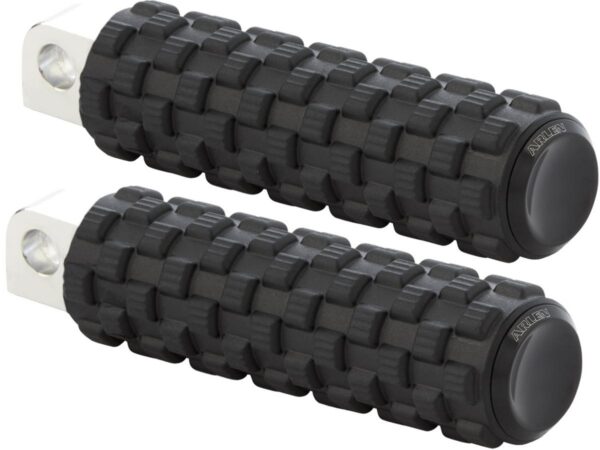 AirTrax Foot Pegs Black Endcap Black, Anodized