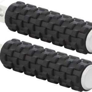 AirTrax Foot Pegs Chrome Endcap Black