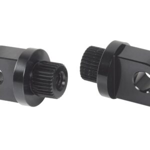 MX Peg Clevis Black Front Rear