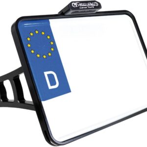 Side Mount License Plate Kit German specification 220x200mm Chrome
