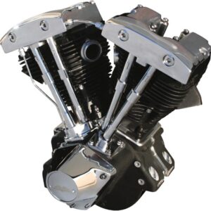 Shovelhead 96" Black Engine Black Powder Coated