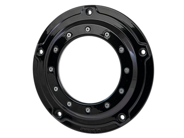 Porthole Derby Cover 5-hole Gloss Black