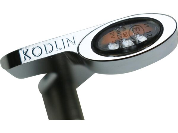 Elypse Front Turn Signals for M8 Softail Chrome Smoke LED — изображение 2