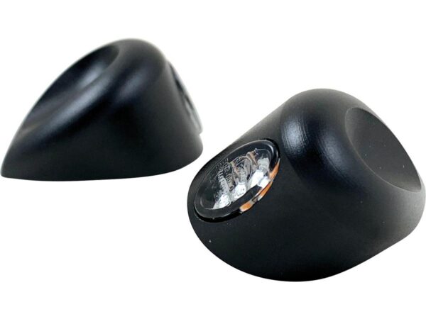 Elypse Front Turn Signals for Road Glide Black Smoke LED