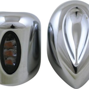 Elypse Front Turn Signals for Road Glide Chrome Smoke LED