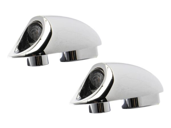 Mini Fender Strut LED Turn Signal/Taillight/Brake Light Chrome Smoke LED — изображение 2