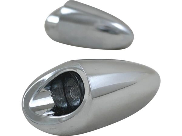 Mini Fender Strut LED Turn Signal/Taillight/Brake Light Chrome Smoke LED — изображение 3