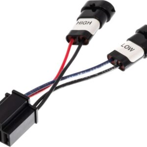 H9 and H11 to H4 Connector Headlight Adapter Pigtail