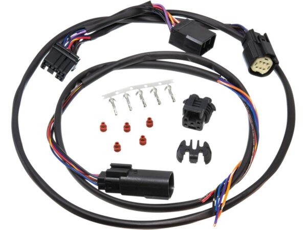 Plug-n-Play Complete Wiring Installation Kit with Quick Connector for Detachable Tour Pack For Retrofitting a 2014-Up tour pack to FL 1999-2013