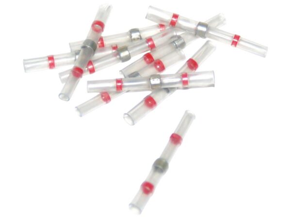 22-18 AWG Heat Sealable Butt Splice with Low Temperature Solder 0,3-0,8 mm²