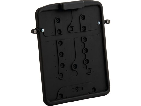Slide-in Licence Base Plate For Kellermann Atto DF 3 in 1 (Atto DF not included), German Size 180x200mm Satin Black Powder Coated