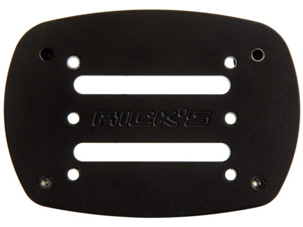Center Mount Licence Plate Mounting Adapter for Softail M8 Matte Black Powder Coated