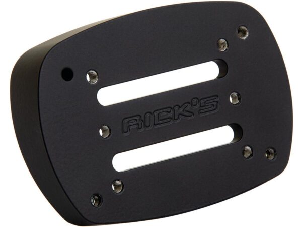 Center Mount Licence Plate Mounting Adapter for Softail M8 Matte Black Powder Coated — изображение 4