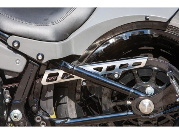 Square Belt Guard for Softail Polished — изображение 4