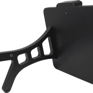 Side Mount License Plate Kit Austrian specification 210x170mm Black Anodized