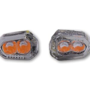 Crumb Pro LED Turn Signal Insert Height(mm): 8 , Width(mm): 13 , Depth(mm): 7,5 Tinted LED