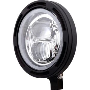 Frame-R2 Type 7 LED 5 3/4" Headlight Bottom Mounted Black LED