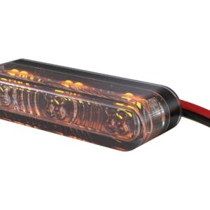 Star-MX1 Pro LED Turn Signal/Taillight/Brake Light Module Height(mm): 8 , Width(mm): 38 , Depth(mm): 12, Approved for rear, vertical and horizontal installation Tinted LED