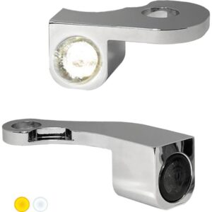 NANO Series LED Turn Signals/Position Light Chrome Smoke LED