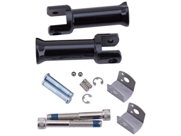 Passenger Foot Peg Mount Kit for FL, FX Softail 18-up Black