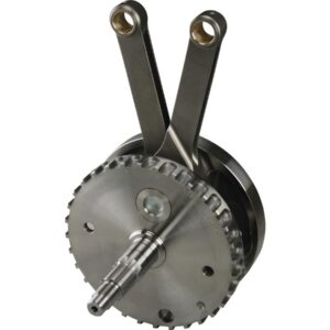 Crankshaft Flywheel Assembly for Twin Cam A Engines 4.00 stock stroke, 3.750 bore 88 cui, 10 spline shaft 1450 ccm (88 cui)