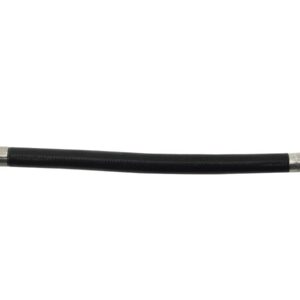 Black PVC Coated Stainless Braided Fuel Line Black