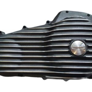 Ribbed Primary Cover for Touring Models Black Cut