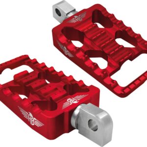 MX V1 Passenger Pegs Red Anodized