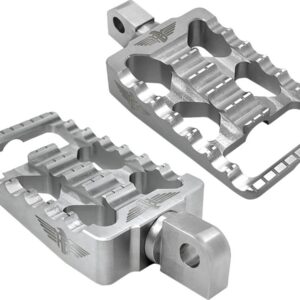 MX V1 Foot Pegs Silver Anodized