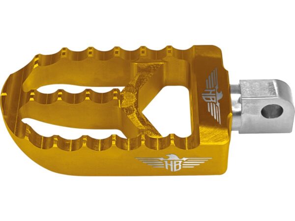 MX V2 Foot Pegs Gold Anodized — изображение 2