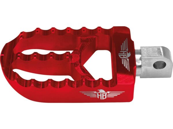 MX V2 Foot Pegs Red Anodized — изображение 2