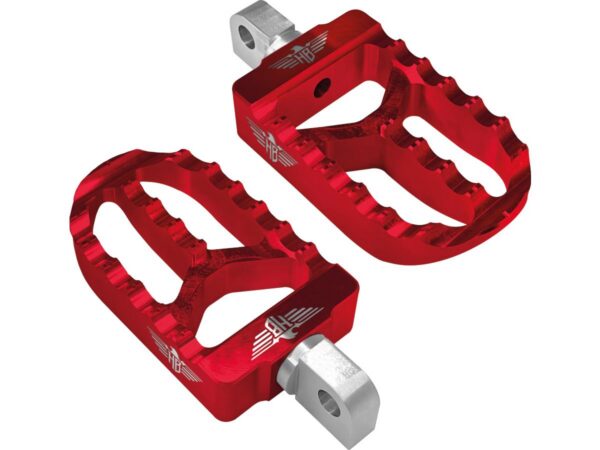 MX V2 Foot Pegs Red Anodized — изображение 5