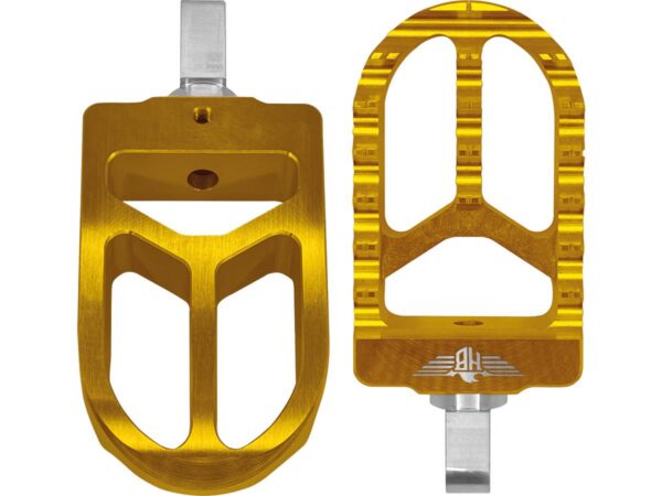 MX V2 Foot Pegs Gold Anodized